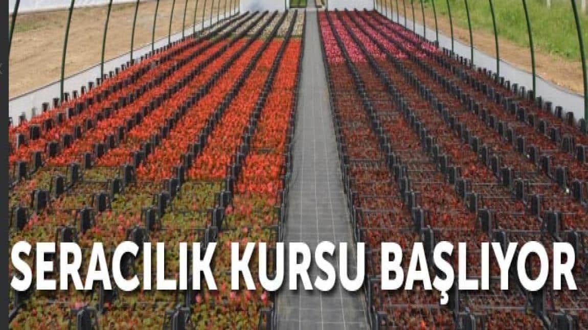 ÇUMRA HALK EĞİTİMİ MERKEZİMİZDE SERACILIK KURSU AÇILACAKTIR.